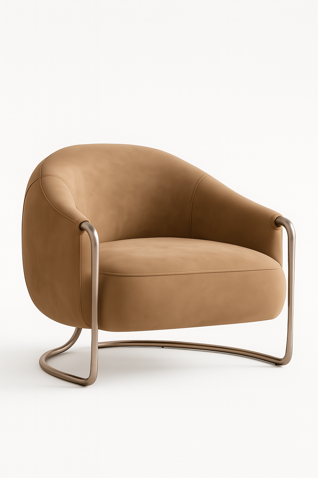 Cirella Armchair in midnight-blue velvet with walnut wood legs – The Meem Store