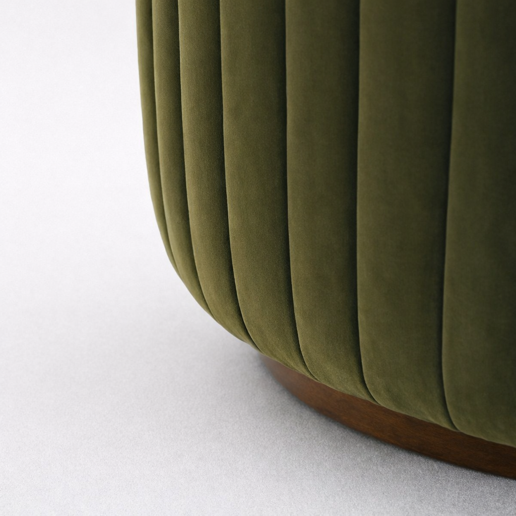 velvet lounge chair 