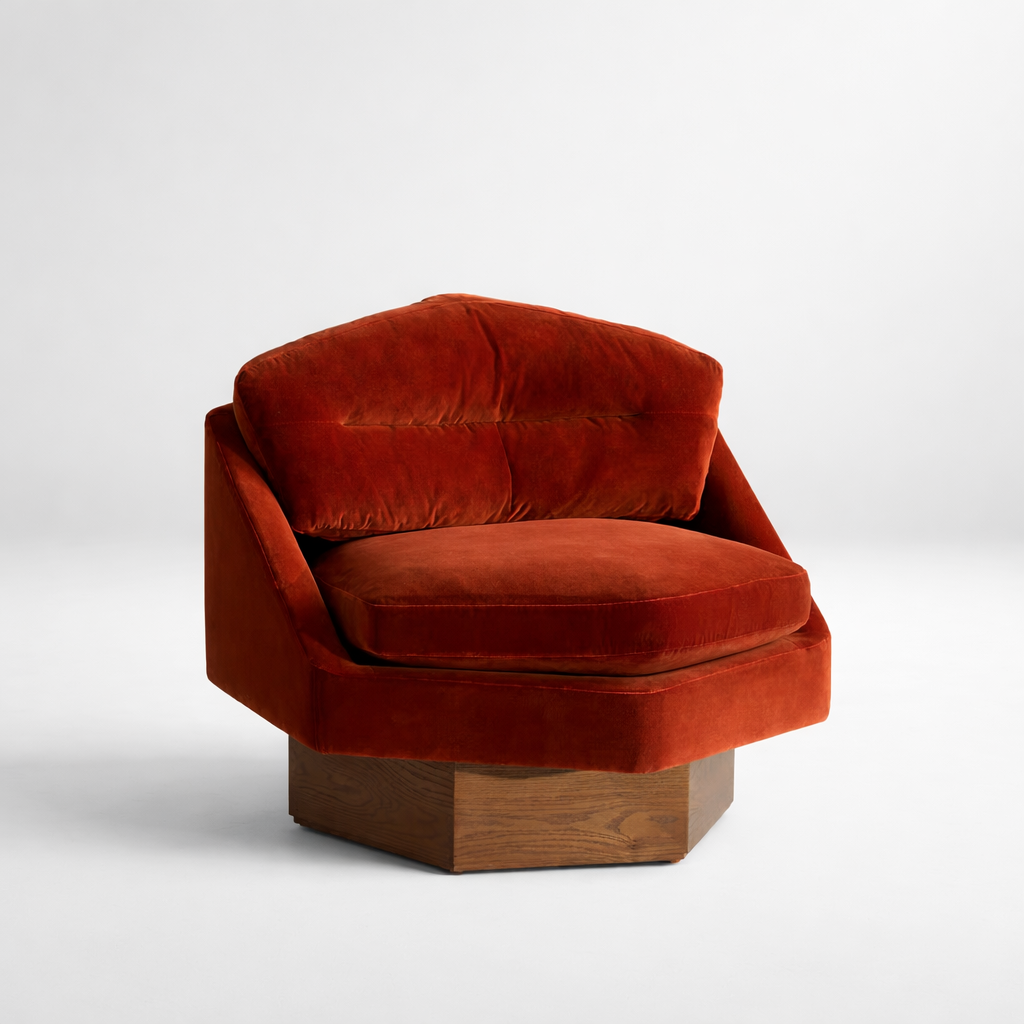 the meem store luxury velvet armchair uae