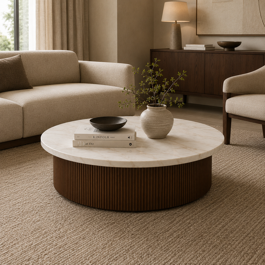 Modern Italian-inspired center table for living rooms