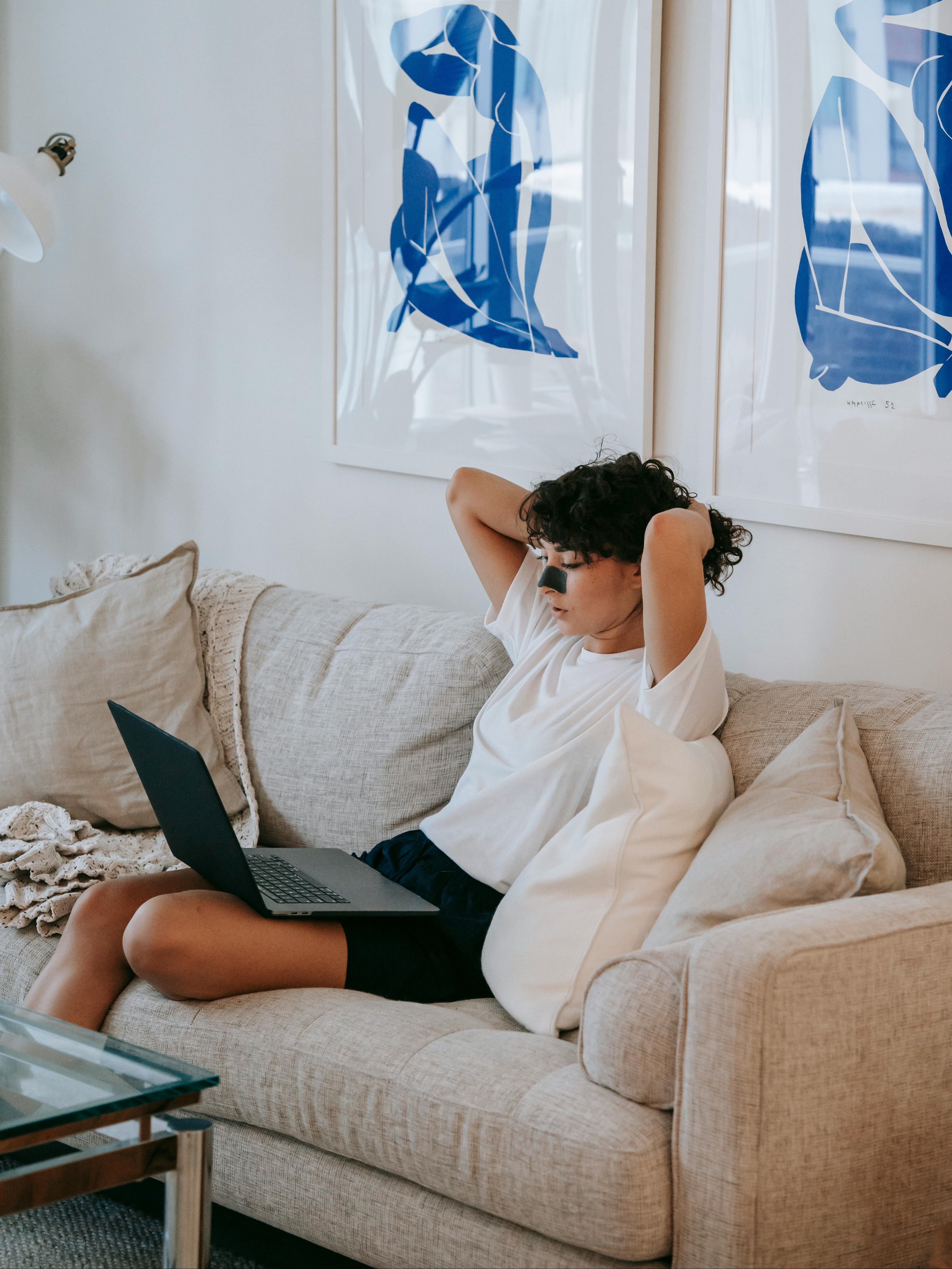 Lifestyle image of two seater sofa styled for Dubai apartments – elegant premium seating by The Meem Store.